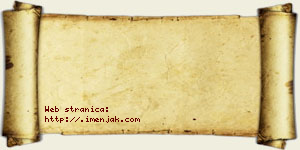 Janko Ponoš vizit kartica